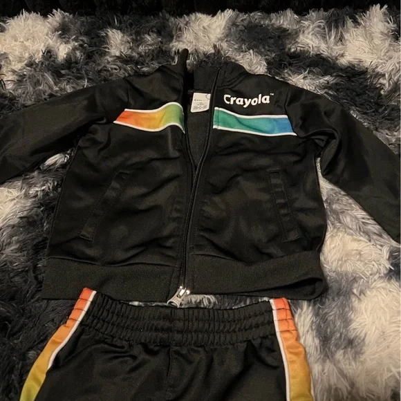 Crayola Gray Jacket with Vibrant Accents - Picture 6 of 6